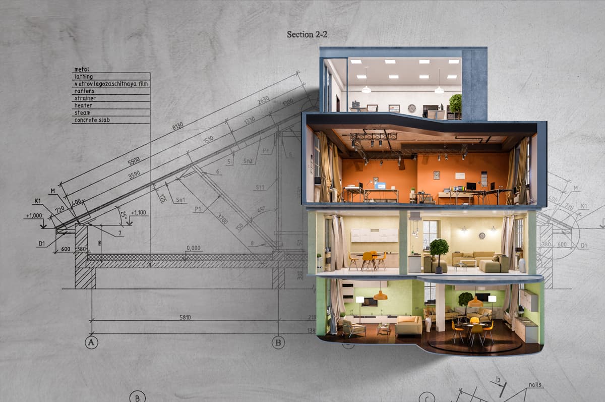 Infografía de arquitectura en Ribeira